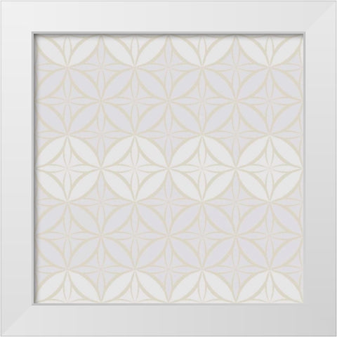 Hotel France Pattern 1 White Modern Wood Framed Art Print by Allen, Kimberly