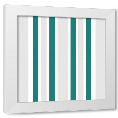 Butterfly Dreams Pattern White Modern Wood Framed Art Print by Allen, Kimberly