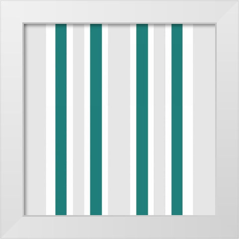 Butterfly Dreams Pattern White Modern Wood Framed Art Print by Allen, Kimberly