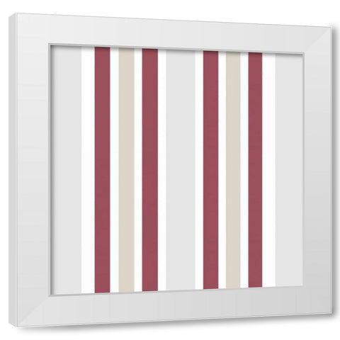 Hotel France Pattern White Modern Wood Framed Art Print by Allen, Kimberly