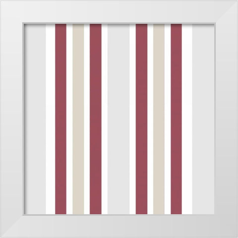 Hotel France Pattern White Modern Wood Framed Art Print by Allen, Kimberly
