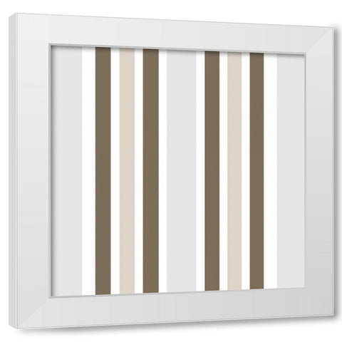 Live Love Travel Pattern White Modern Wood Framed Art Print by Allen, Kimberly