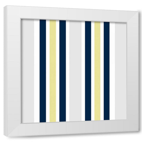 Wild Flower Day Pattern White Modern Wood Framed Art Print by Allen, Kimberly