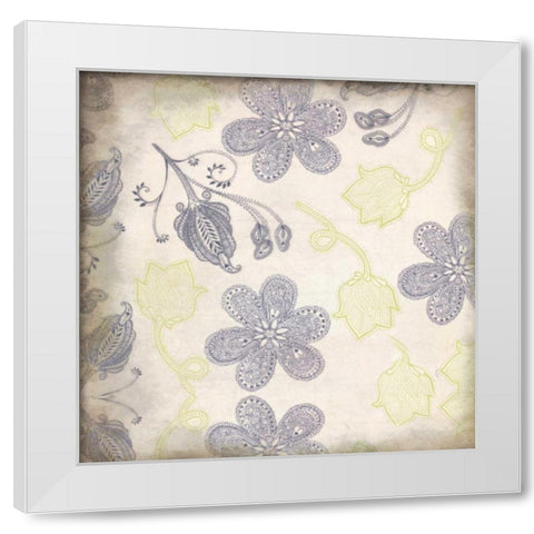 Grey And Yellow White Modern Wood Framed Art Print by Allen, Kimberly