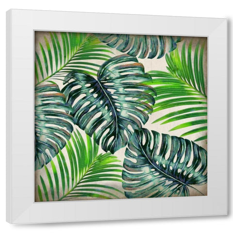 In the Tropics 1 White Modern Wood Framed Art Print by Allen, Kimberly