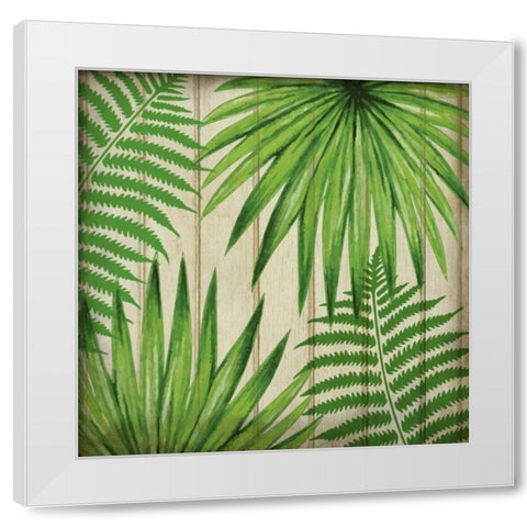 Tropic Day 1 White Modern Wood Framed Art Print by Allen, Kimberly