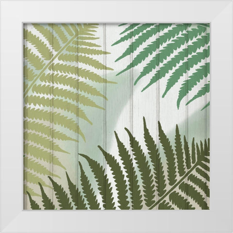Tropics 1 White Modern Wood Framed Art Print by Kimberly, Allen