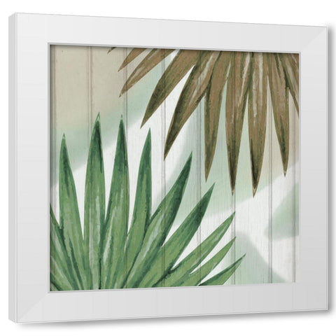 Tropics 2 White Modern Wood Framed Art Print by Kimberly, Allen