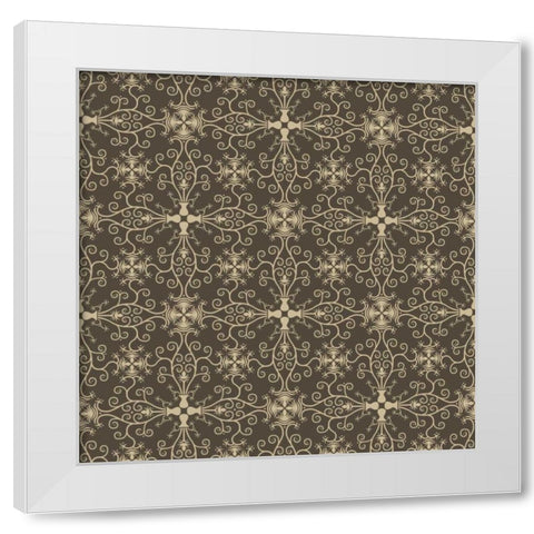 Lets Travel Pattern 1 White Modern Wood Framed Art Print by Allen, Kimberly