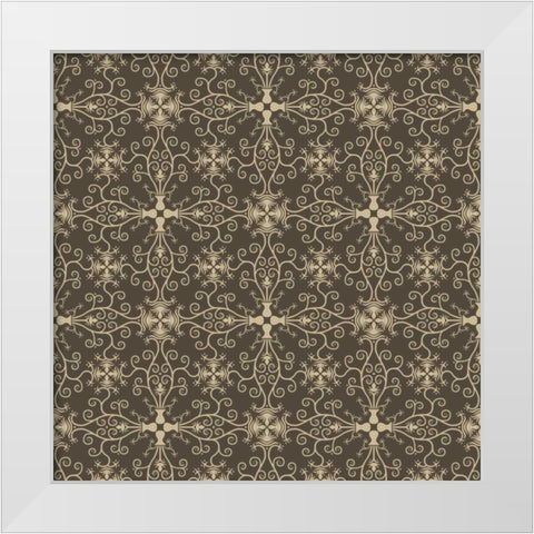 Lets Travel Pattern 1 White Modern Wood Framed Art Print by Allen, Kimberly