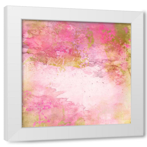Pretty in Pink Pattern 1 White Modern Wood Framed Art Print by Allen, Kimberly