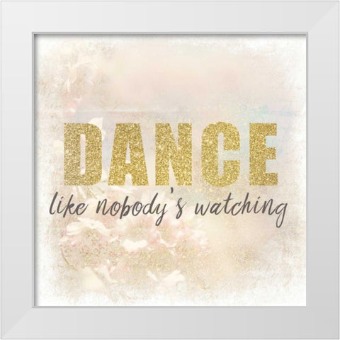 Dance White Modern Wood Framed Art Print by Allen, Kimberly