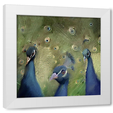 Royal 2 White Modern Wood Framed Art Print by Kimberly, Allen