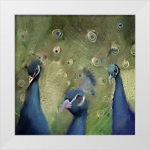 Royal 2 White Modern Wood Framed Art Print by Kimberly, Allen