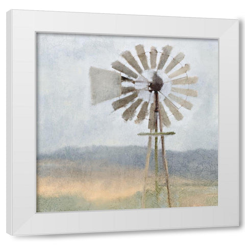 Open Spaces White Modern Wood Framed Art Print by Kimberly, Allen