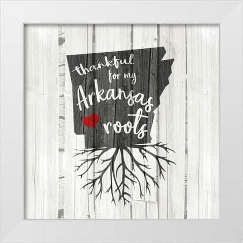AR Roots White Modern Wood Framed Art Print by Kimberly, Allen