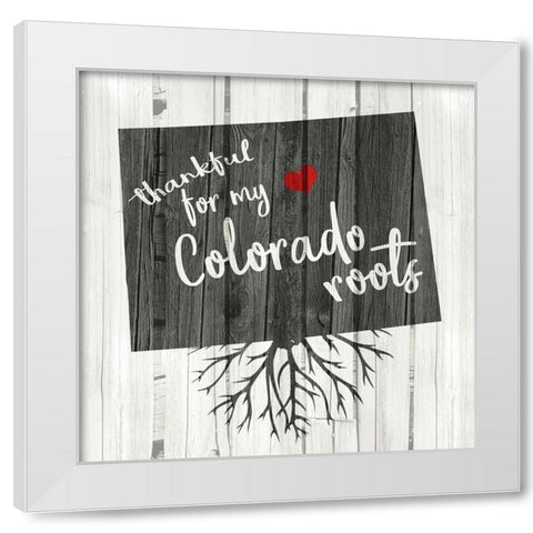 CO Roots White Modern Wood Framed Art Print by Allen, Kimberly
