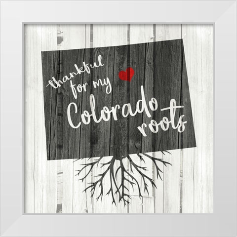 CO Roots White Modern Wood Framed Art Print by Allen, Kimberly