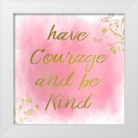 e Kind White Modern Wood Framed Art Print by Allen, Kimberly