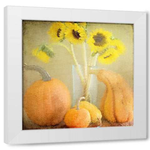 Harvest Table White Modern Wood Framed Art Print by Kimberly, Allen