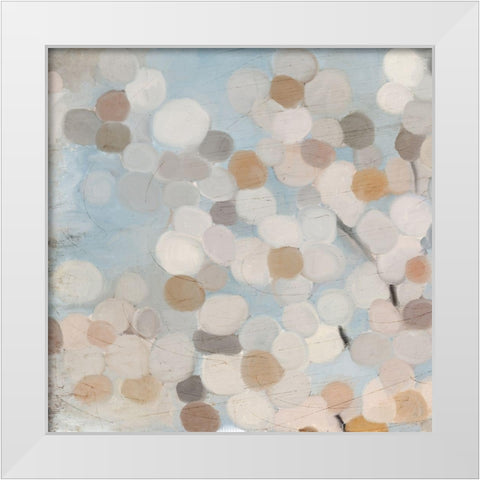 Happy Dance 1 White Modern Wood Framed Art Print by Kimberly, Allen