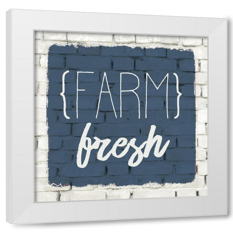 Farm Life 3 White Modern Wood Framed Art Print by Kimberly, Allen