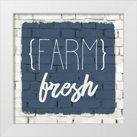 Farm Life 3 White Modern Wood Framed Art Print by Kimberly, Allen