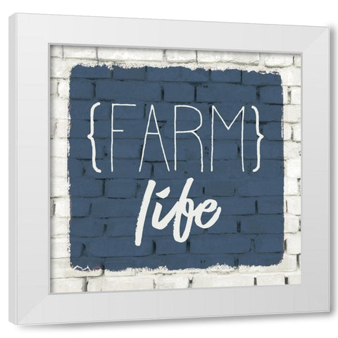 Farm Life 9 White Modern Wood Framed Art Print by Kimberly, Allen