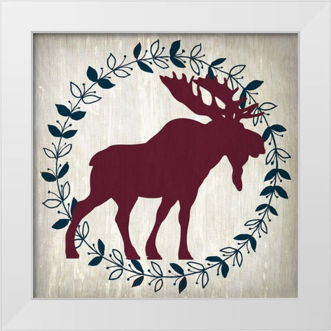 Be Wild 1 White Modern Wood Framed Art Print by Kimberly, Allen