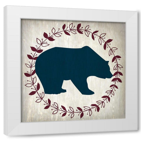 Be Wild  2 White Modern Wood Framed Art Print by Kimberly, Allen