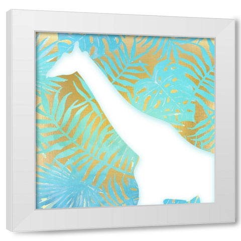 On Jungle Safari 1 White Modern Wood Framed Art Print by Kimberly, Allen