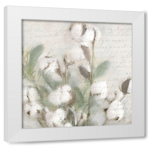 Soft Cotton 2 White Modern Wood Framed Art Print by Kimberly, Allen