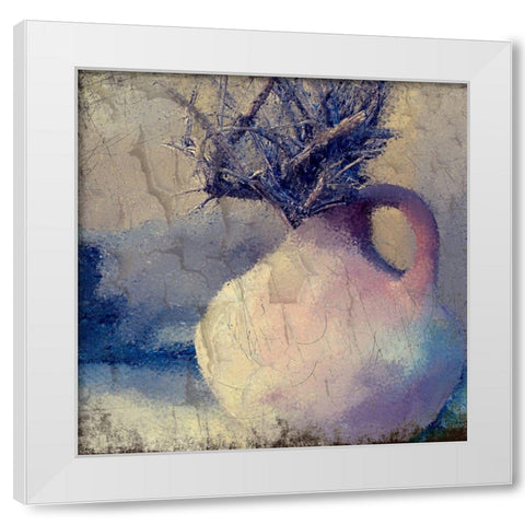 In the Branches White Modern Wood Framed Art Print by Kimberly, Allen