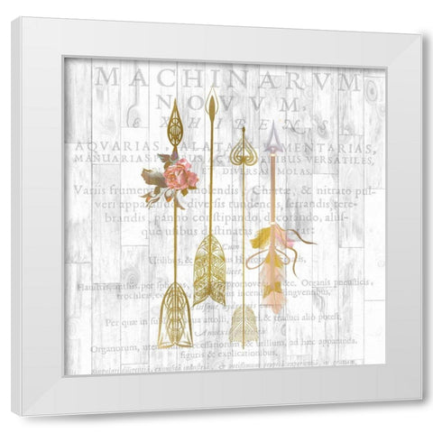 Spirit 2 White Modern Wood Framed Art Print by Kimberly, Allen