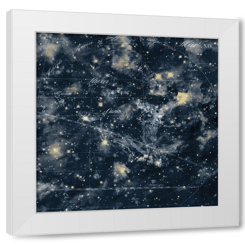Celestial 3 White Modern Wood Framed Art Print by Kimberly, Allen