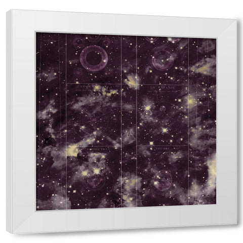 Celestial 5 White Modern Wood Framed Art Print by Kimberly, Allen