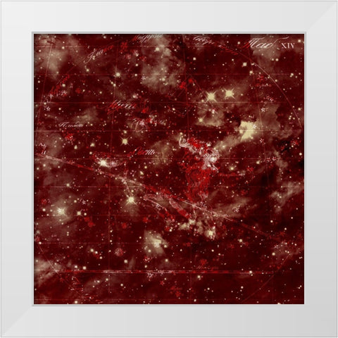Celestial 6 White Modern Wood Framed Art Print by Kimberly, Allen