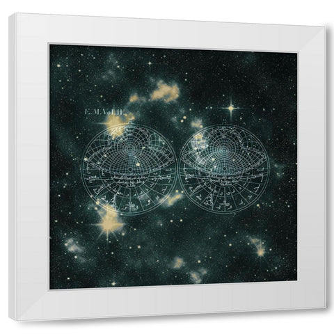 Starfield 4 White Modern Wood Framed Art Print by Kimberly, Allen