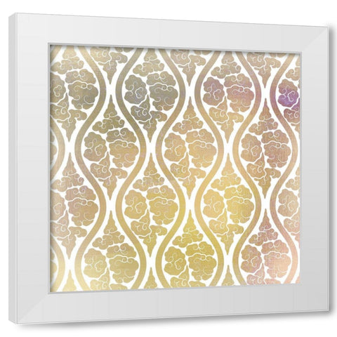 Watercolor Pattern 2 White Modern Wood Framed Art Print by Kimberly, Allen