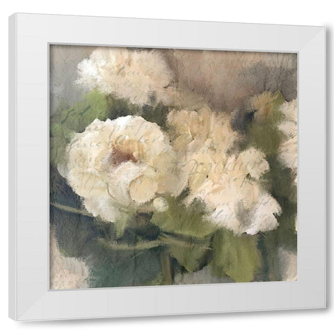 Summer Hydrangeas 2 White Modern Wood Framed Art Print by Kimberly, Allen
