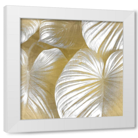 Tropic Gold 2 White Modern Wood Framed Art Print by Kimberly, Allen