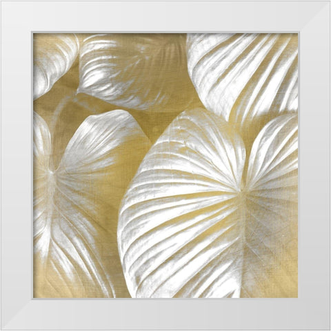 Tropic Gold 2 White Modern Wood Framed Art Print by Kimberly, Allen
