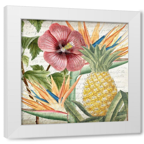 My Tropics 2 White Modern Wood Framed Art Print by Kimberly, Allen