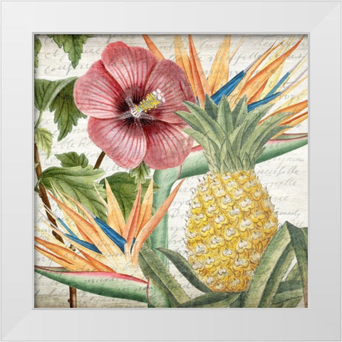 My Tropics 2 White Modern Wood Framed Art Print by Kimberly, Allen