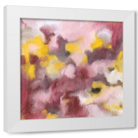 Entitled Color White Modern Wood Framed Art Print by Kimberly, Allen