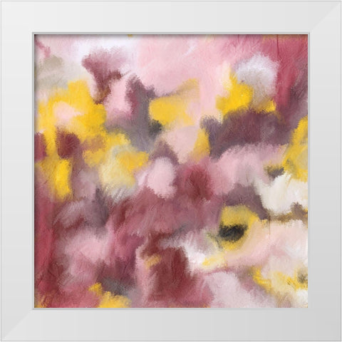 Entitled Color White Modern Wood Framed Art Print by Kimberly, Allen