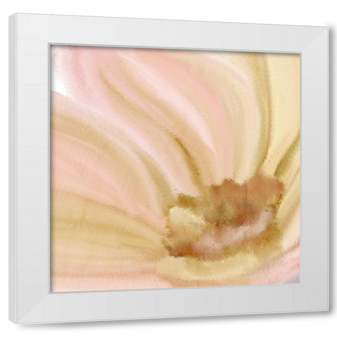 Gold Center 1 White Modern Wood Framed Art Print by Kimberly, Allen