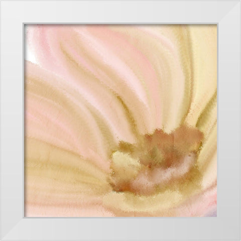 Gold Center 1 White Modern Wood Framed Art Print by Kimberly, Allen