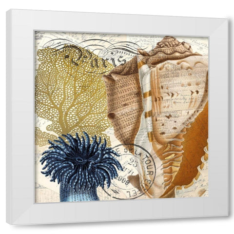 Coastal Day 2 White Modern Wood Framed Art Print by Kimberly, Allen