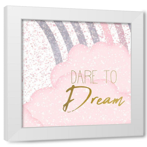 Somewhere Over the Rainbow 2 White Modern Wood Framed Art Print by Kimberly, Allen